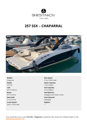 Chaparral - 257 SSX