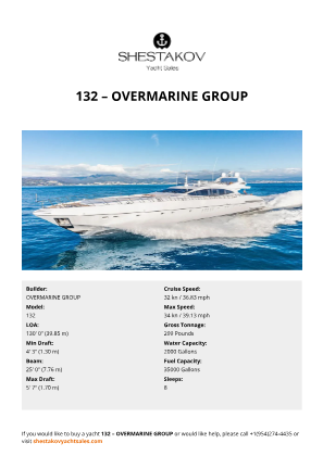 OVERMARINE GROUP - 132