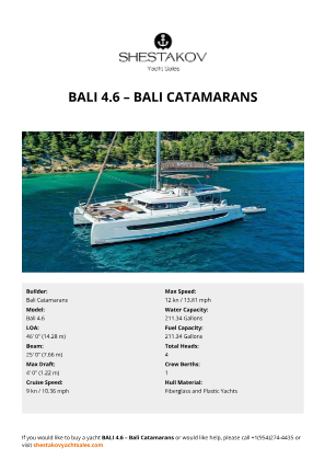 Bali Catamarans - Bali 4.6