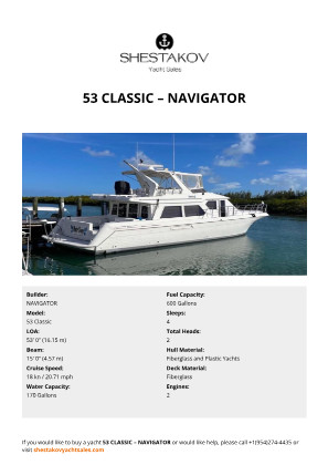 NAVIGATOR - 53 Classic