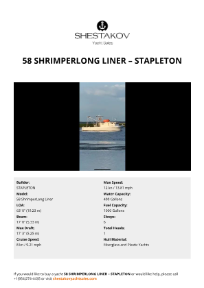 STAPLETON - 58 ShrimperLong Liner