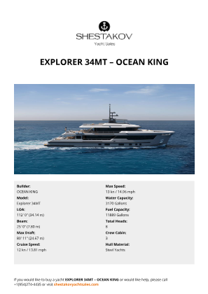 OCEAN KING - Explorer 34MT