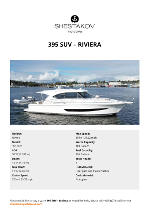 Riviera - 395 SUV