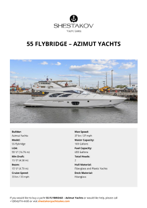 Azimut Yachts - 55 flybridge