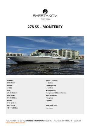 MONTEREY - 278 SS