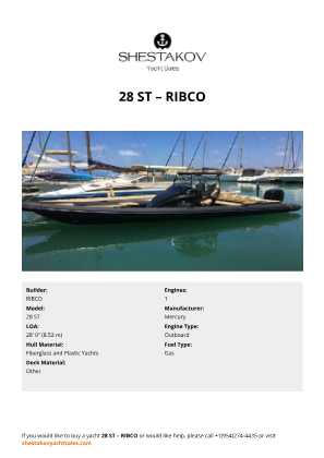 RIBCO - 28 ST