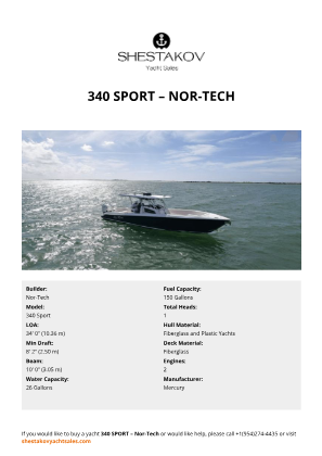 Nor-Tech - 340 Sport