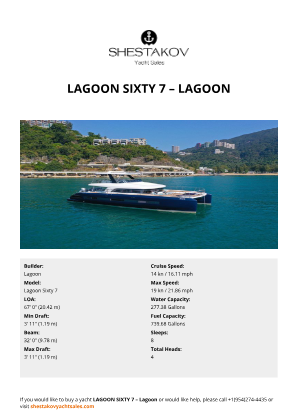 Lagoon - Lagoon Sixty 7