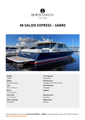 SABRE - 48 Salon Express