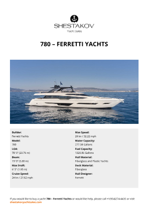 Ferretti Yachts - 780