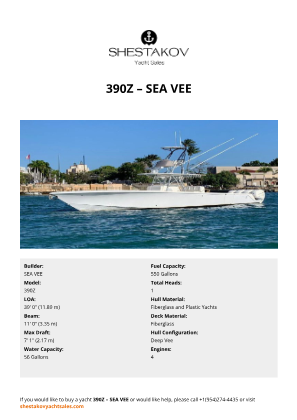 SEA VEE - 390Z