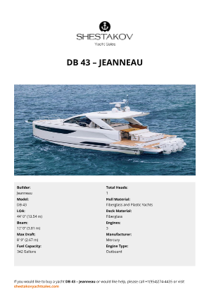 Jeanneau - DB 43