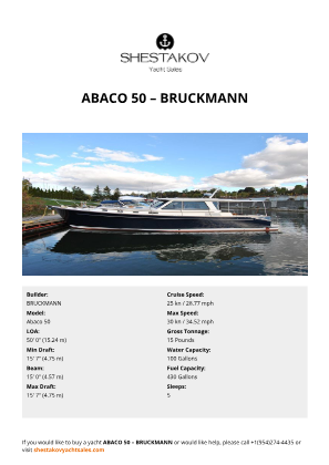 BRUCKMANN - Abaco 50