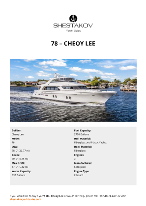 Cheoy Lee - 78