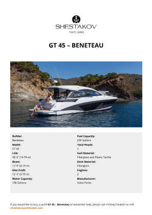 Beneteau - GT 45