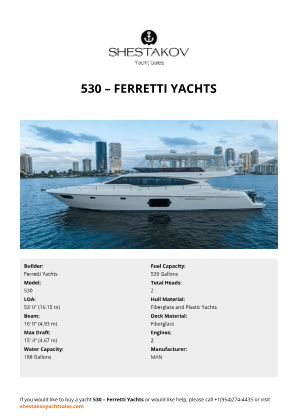 Ferretti Yachts - 530