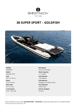 GOLDFISH - 38 Super SPort