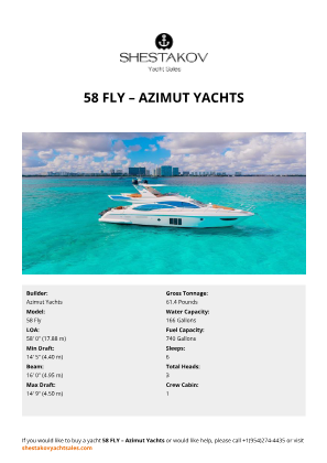 Azimut Yachts - 58 Fly