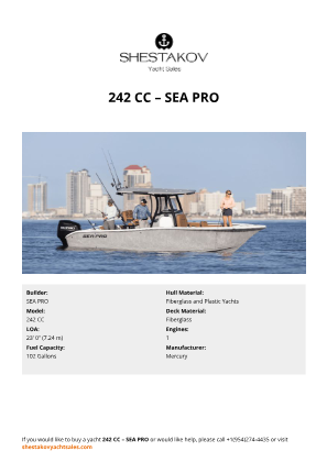 SEA PRO - 242 CC