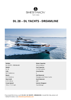 DL YACHTS - DREAMLINE - DL 28