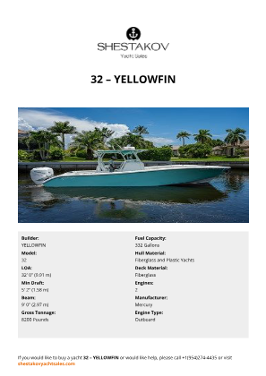 YELLOWFIN - 32