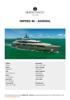 Admiral - IMPERO 40
