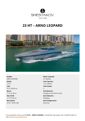 ARNO LEOPARD - 23 HT