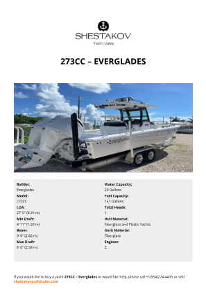 Everglades - 273CC