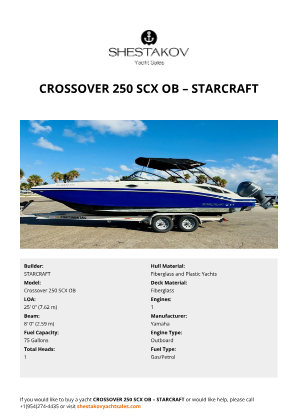 STARCRAFT - Crossover 250 SCX OB