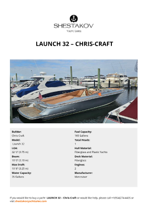 Chris-Craft -  Launch 32