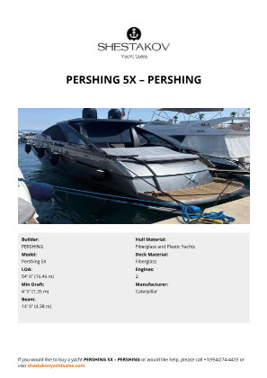 PERSHING - Pershing 5X
