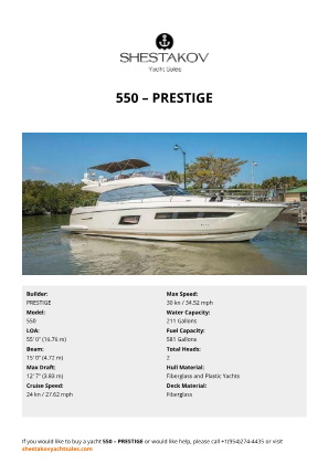 PRESTIGE - 550