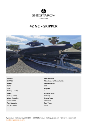 SKIPPER - 42 NC