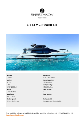 Cranchi - 67 Fly