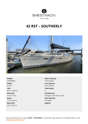 SOUTHERLY - 42 RST