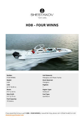 FOUR WINNS - HD8