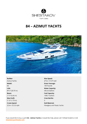 Azimut Yachts - 84