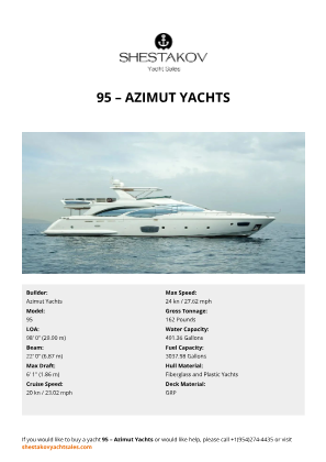 Azimut Yachts - 95