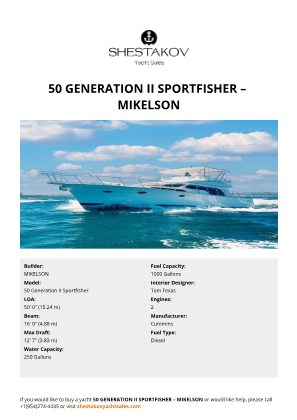 MIKELSON - 50 Generation II Sportfisher