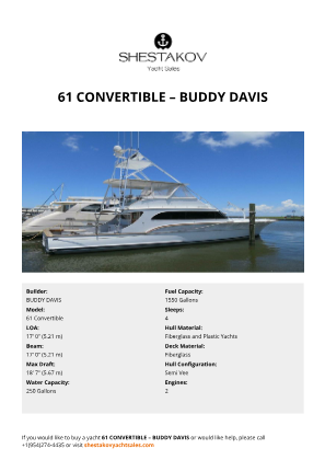 BUDDY DAVIS - 61 Convertible