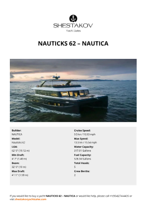 N/A - Nauticks 62