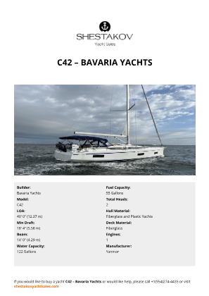 Bavaria Yachts - C42