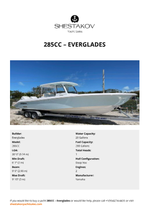 Everglades - 285CC