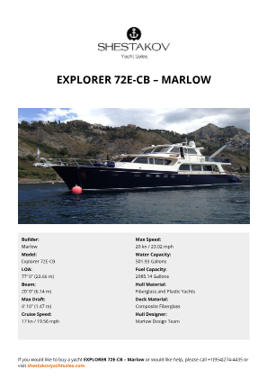 Marlow - Explorer 72E-CB