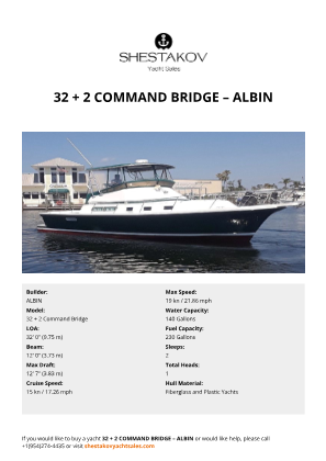 ALBIN - 32 + 2 Command Bridge