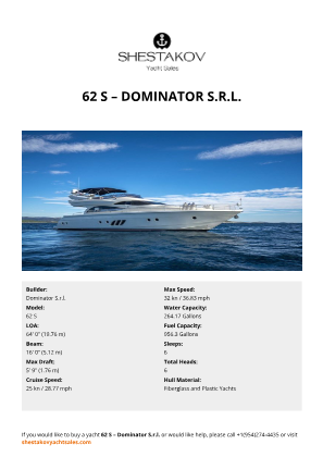 Dominator S.r.l. - 62 S