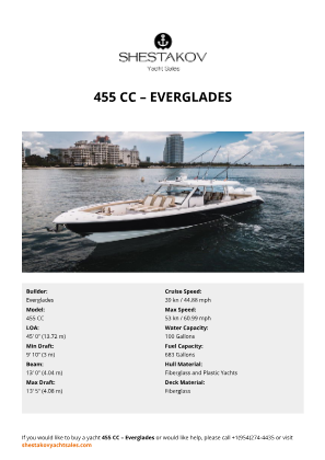 Everglades - 455 CC