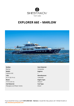 Marlow - Explorer 66E