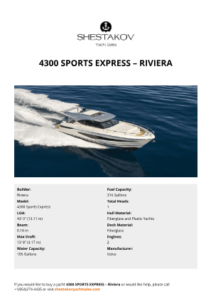 Riviera - 4300 Sports Express