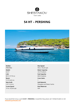 PERSHING - 54 HT
